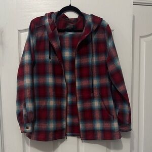 Pendleton Red and Blue Plaid Jacket